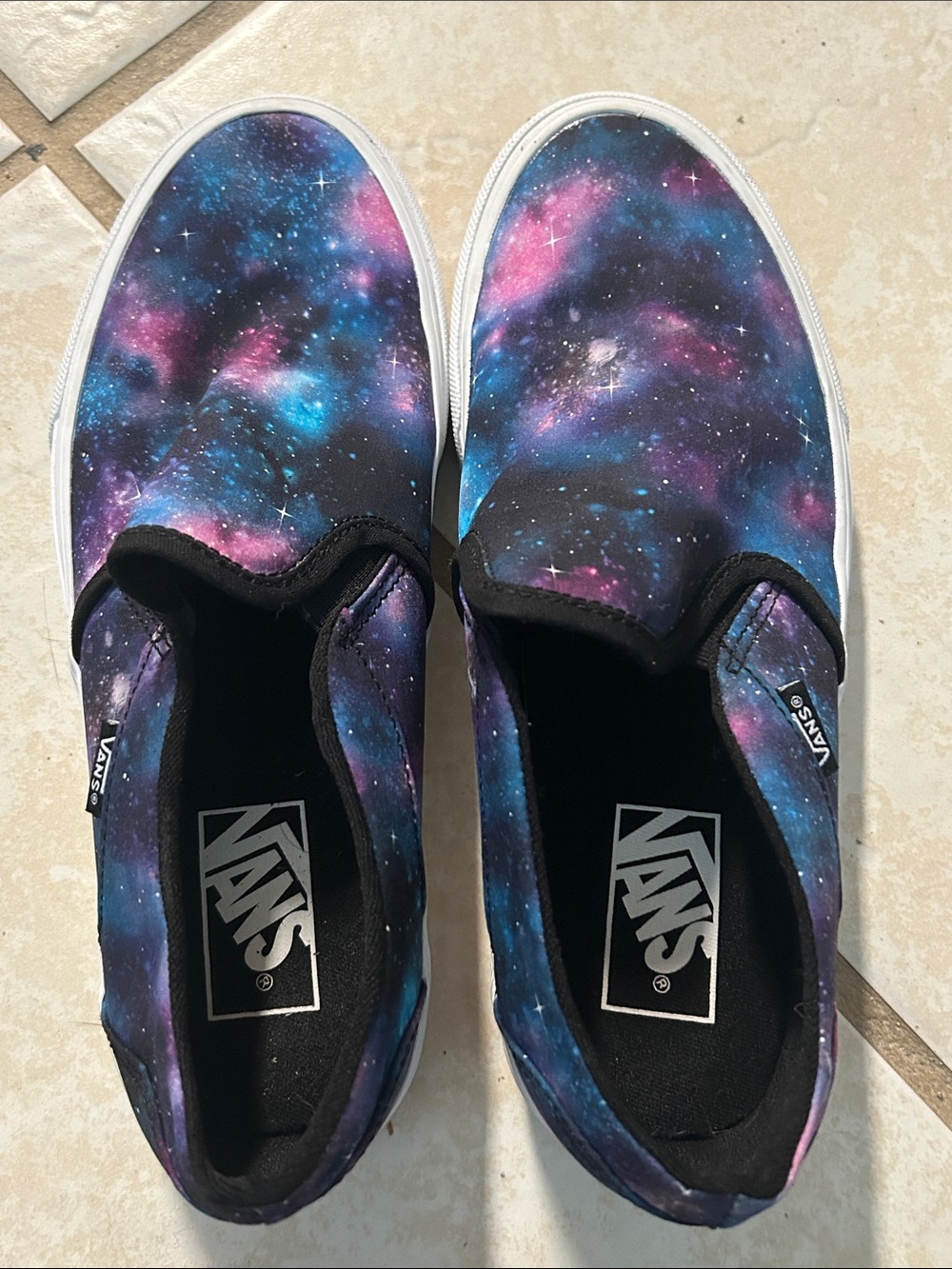 Vans Galaxy Slip-On Sneakers - women’s 8.5
